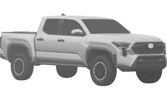 Next Toyota Tacoma leaked in design patent filing