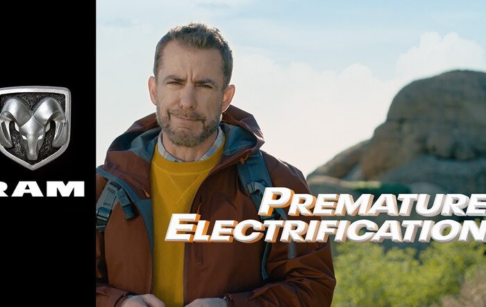 Ram 1500 REV Video Super Bowl Ad: "Premature Electrification" 🤣