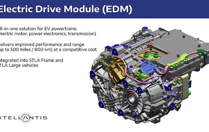 Ram 1500 REV will be powered by New Electric Drive Module (EDM) which "will help each platform achieve driving range up to 500 miles (800 km)."